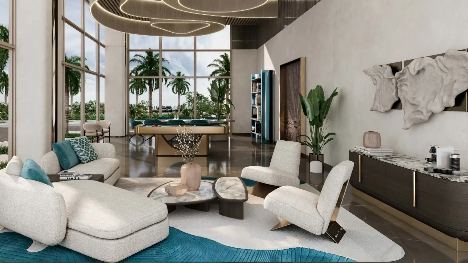 Lounge area