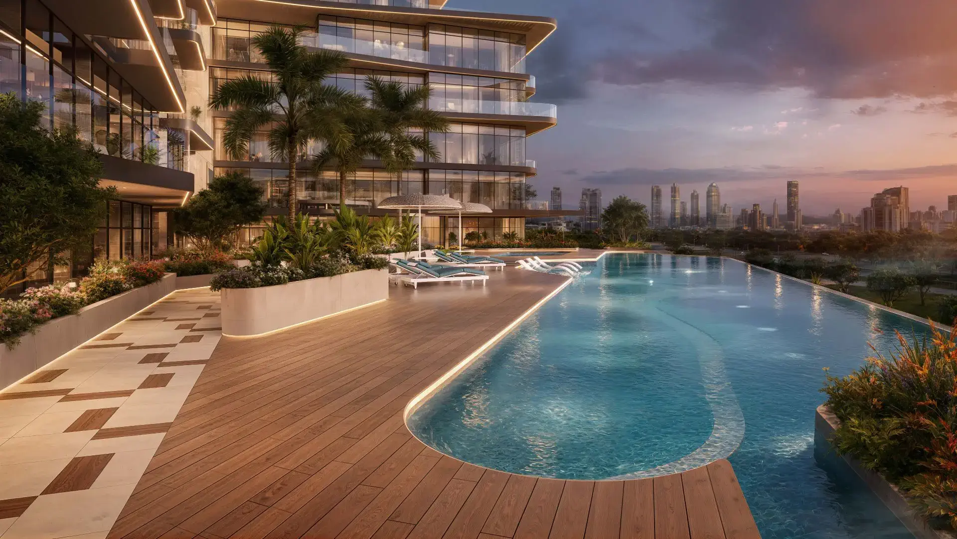 Pool deck