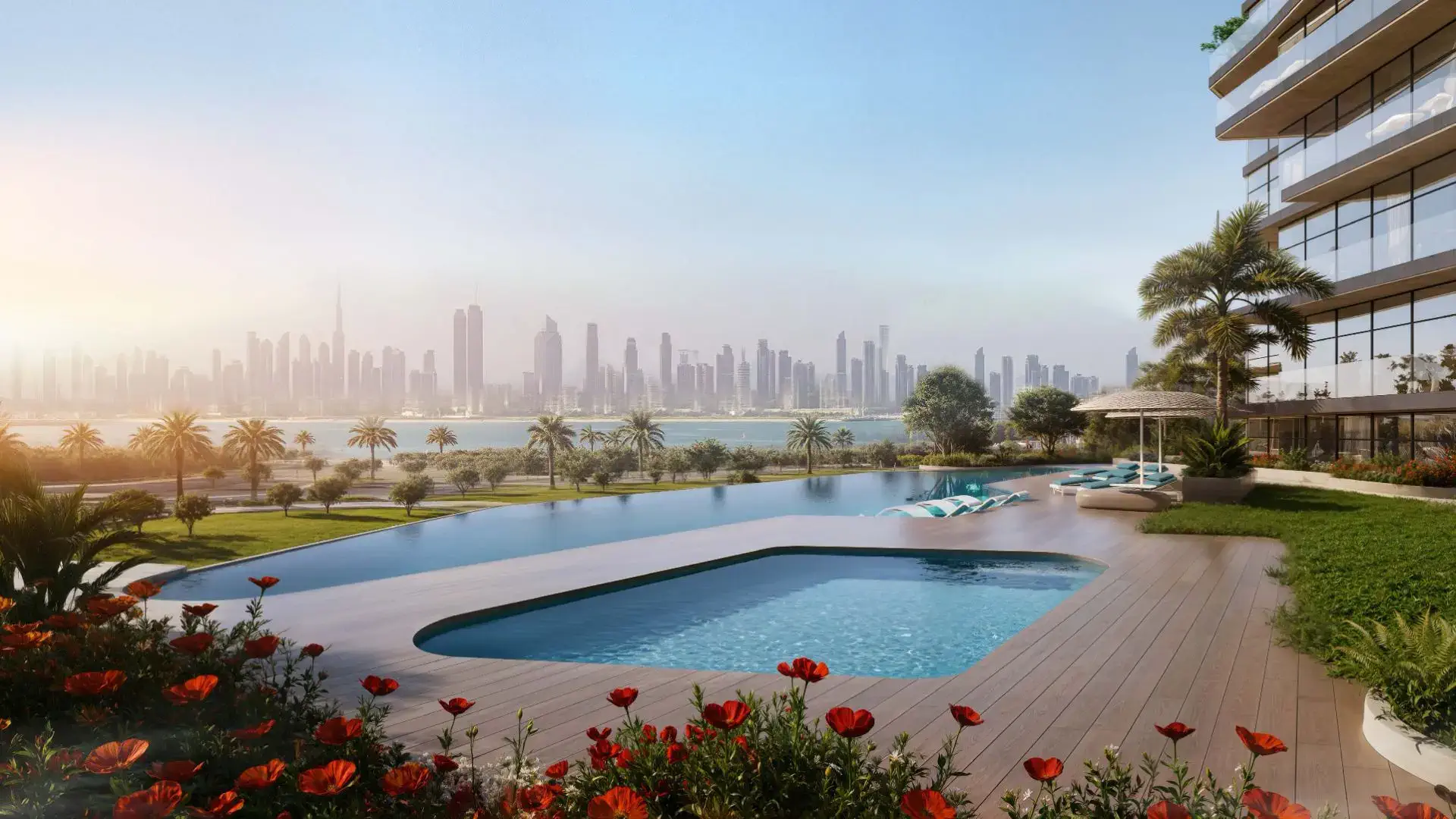 Resort-style pool