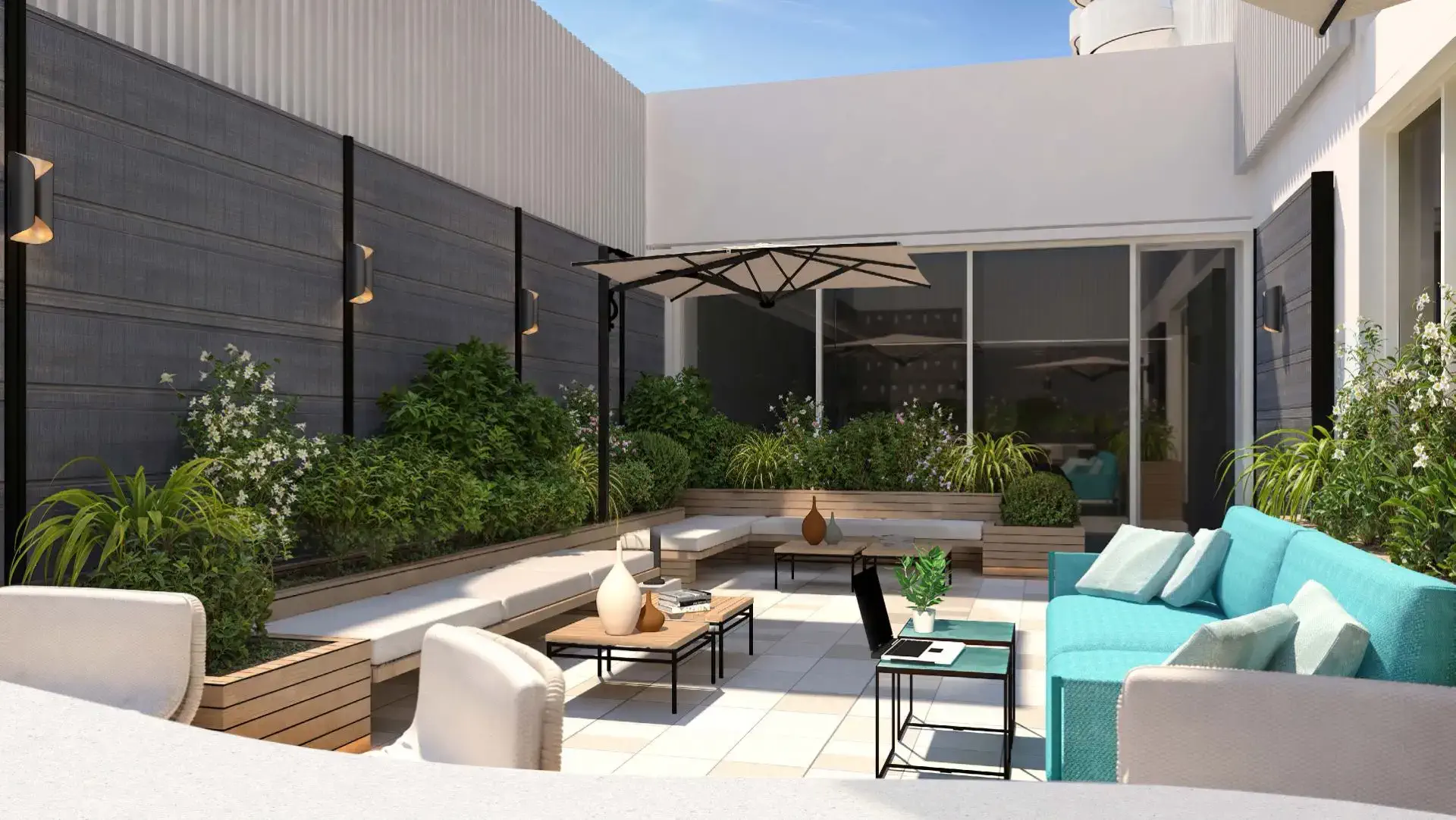 Outdoor terrace